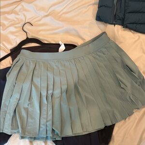 Lululemon Athletica Pleated Skater Skirt in Soft Green